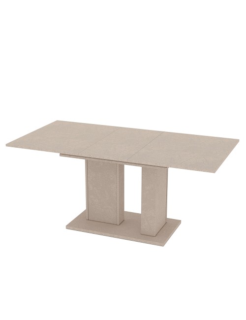 Tavolo allungabile Sone con allunga centrale 40 cm colore cashmere 130x85x75H