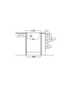Lavello cucina incasso monovasca Samet SA179 inox 41x44x15H