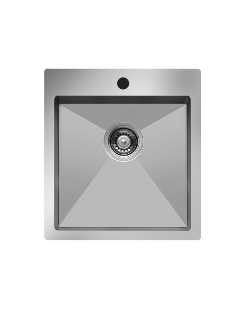 Lavello cucina incasso monovasca 45x50.5 cm inox Samet SA310401