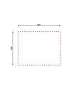 Lavello cucina incasso rettangolare monovasca 76x50.5 cm inox Samet SA3104071