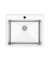 Lavello incasso monovasca 55x48x20H Samet SA3070 inox