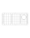 Lavello cucina da incasso una vasca 74x45x20H inox spazzolato SA3541 con accessori