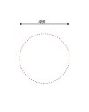 Lavello rotondo incasso per cucina SA02 inox diametro 51 cm