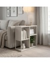 Libreria Mini Bolton 4 Vani Cashmere 62x22x62H – Versatile per Soggiorno e Salotto