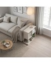 Libreria Mini Bolton 4 Vani Cashmere 62x22x62H – Versatile per Soggiorno e Salotto
