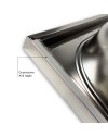 Lavello cucina acciaio appoggio 120x50 cm doppia vasca e gocciolatoio destro SA127DX