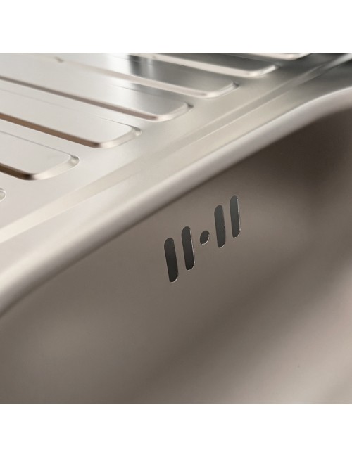 Lavello Appoggio Acciaio Inox 80x50 cm Una Vasca e Gocciolatoio SX SA216