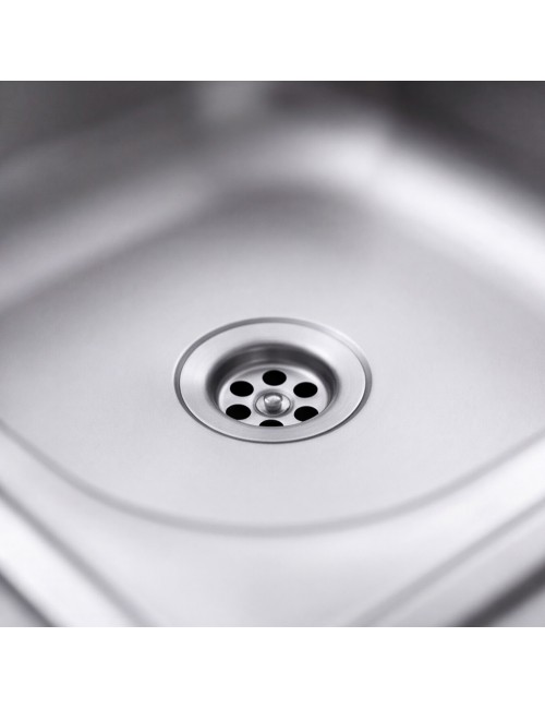 Lavello Cucina Acciaio Appoggio 80x50 cm 2 Vasche N214 Prezzo