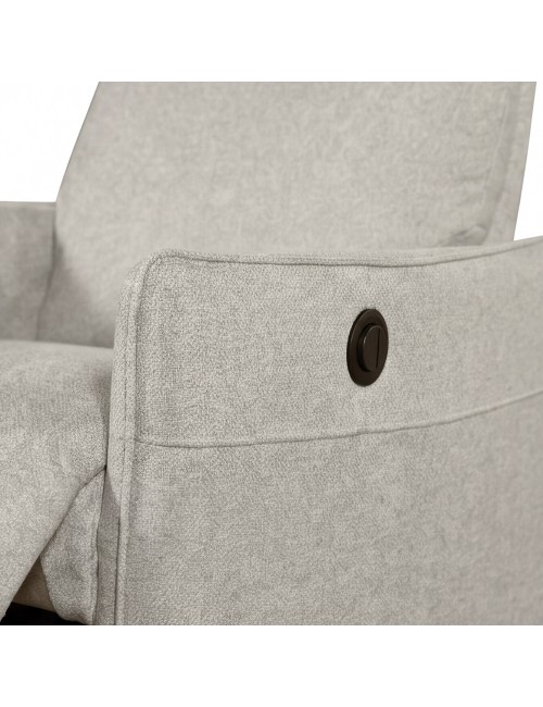 Poltrona Relax Melany con Recliner Elettrico in Tessuto Beige – Comfort e Innovazione