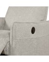 Poltrona Relax Melany con Recliner Elettrico in Tessuto Beige – Comfort e Innovazione