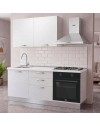 Cucina completa Astinew180 cm Bianco con Elettrodomestici | Industrie Valentini