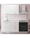 Cucina completa Astinew180 cm Bianco con Elettrodomestici | Industrie Valentini