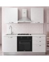 Cucina completa Astinew180 cm Bianco con Elettrodomestici | Industrie Valentini