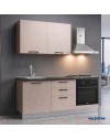 Cucina completa Astinew180 cm Cashmere con Elettrodomestici | Industrie Valentini