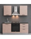 Cucina completa Astinew180 cm Cashmere con Elettrodomestici | Industrie Valentini