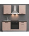 Cucina completa Astinew180 cm Cashmere con Elettrodomestici e piano a induzione | Industrie Valentini