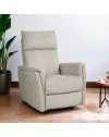 Poltrona Alzapersona Motion con Recliner Elettrico e Roller Bar in Tessuto Beige – Massimo Comfort e Autonomia