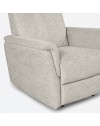 Poltrona Alzapersona Motion con Recliner Elettrico e Roller Bar in Tessuto Beige – Massimo Comfort e Autonomia