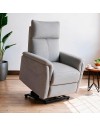 Poltrona Alzapersona Motion con Recliner Elettrico e Roller Bar in Tessuto Grigio – Massimo Comfort e Autonomia