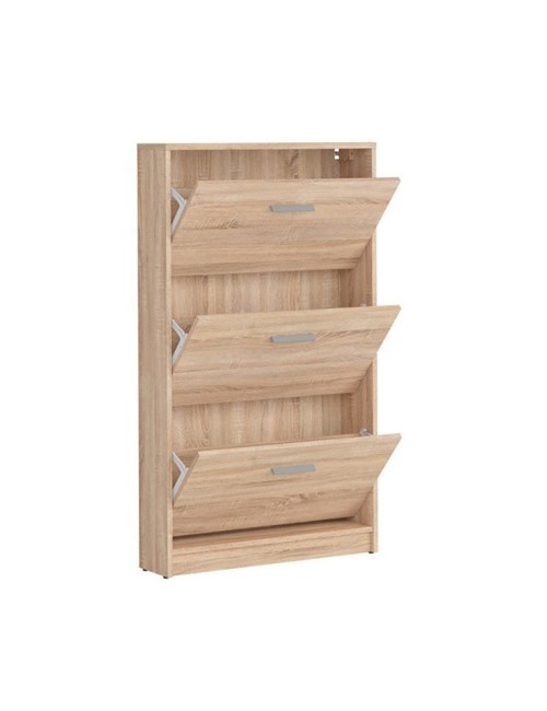 Scarpiera 3 ante a ribalta colore rovere Nepo 69,5x17.5x120H