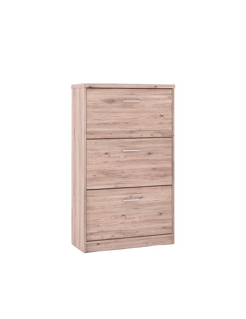 Scarpiera 3 ante a ribalta colore rovere Nepo 69,5x17.5x120H