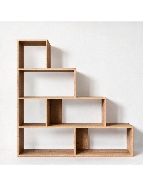 Libreria a Scala Alis 145x145 cm. Rovere Prezzo