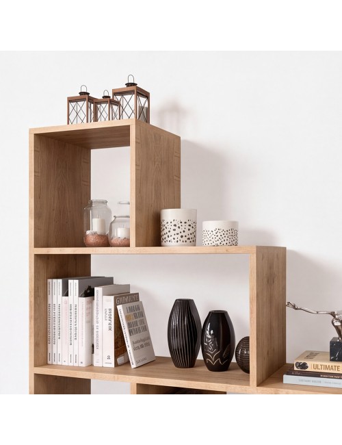 Libreria a Scala Alis 145x145 cm. Rovere Prezzo