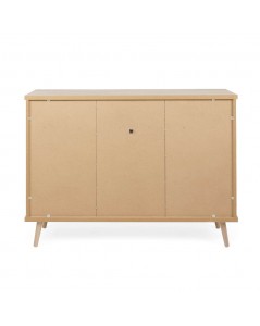Credenza Epik 51 con 3 Ante 120x40x88,3 Colore Rovere Antracite Grigio