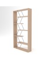 Libreria Tars 84x24x157H colore rovere