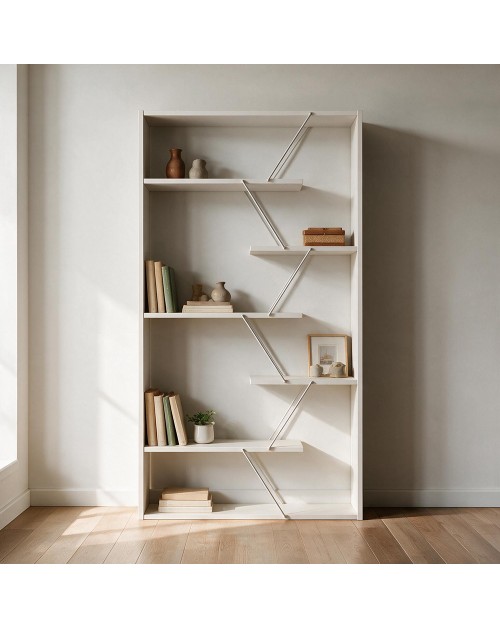 Libreria Tars 84x24x157H RF1603242 colore bianco
