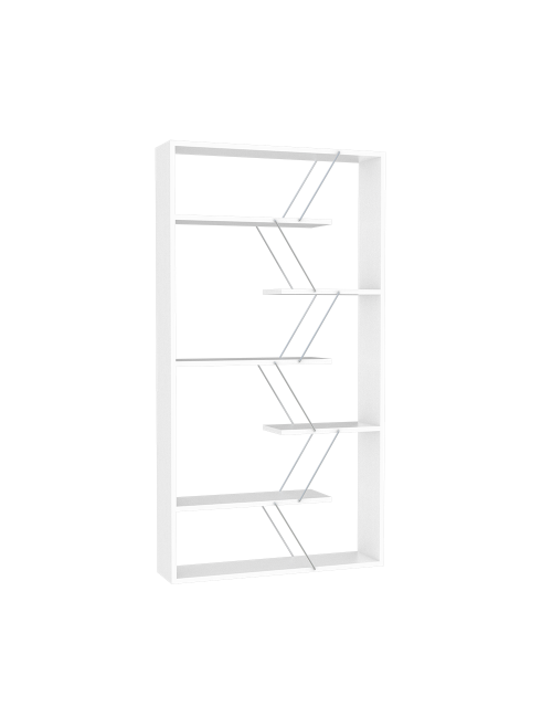 Libreria Tars 84x24x157H RF1603242 Colore Bianco Prezzo