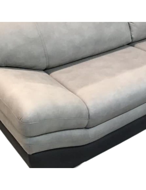 Divano 2 Posti Magonza 195 Colore Grigio Scuro Chiaro Prezzo