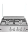Cucina 4 fuochi con forno a gas ventilato e grill elettrico Flora 60