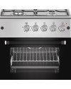 Cucina 4 fuochi con forno a gas ventilato e grill elettrico Flora 60