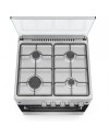Cucina 4 fuochi con forno a gas ventilato e grill elettrico Flora 60