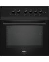 Cucina a Gas Tremiti 60x60 cm Nera con Forno a Gas 70 Litri e Grill Elettrico Classe A Samet Indomita Line
