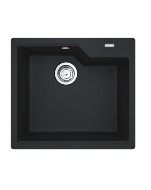 Lavello cucina monovasca Franke Urban UBG 610-56 fragranite nero 56x50 cm.