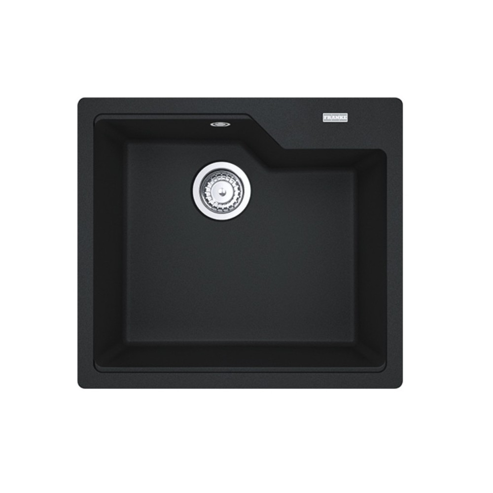 Lavello cucina monovasca Franke Urban UBG 610-56 fragranite nero 56x50 cm.