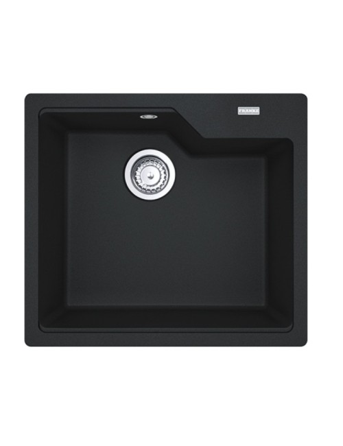 Lavello cucina monovasca Franke Urban UBG 610-56 fragranite nero 56x50 cm.