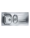 Lavello 2 vasche Franke OLL651 100x50 inox gocciolatoio destro