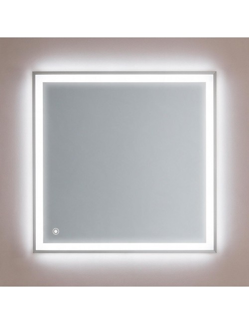 Specchio bagno illuminazione LED anti appannamento Baku 120x80: tecnologia e stile per il tuo bagno