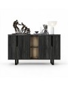 Madia 4 ante palissandro nero Zaira 165x49x83h