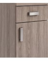 Mobile multiuso con cassetto e anta colore olmo Blanca 30x32x78H MONTATO