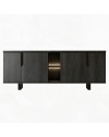 Madia 4 ante palissandro nero Zaira 205x49x83h