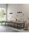 Tavolo Super4 160x90 allungabile a 320 cm colore cemento
