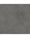Tavolino da Salotto Grova 50x50 cm con Piano Forato Porta Piante Cemento e Metallo Nero
