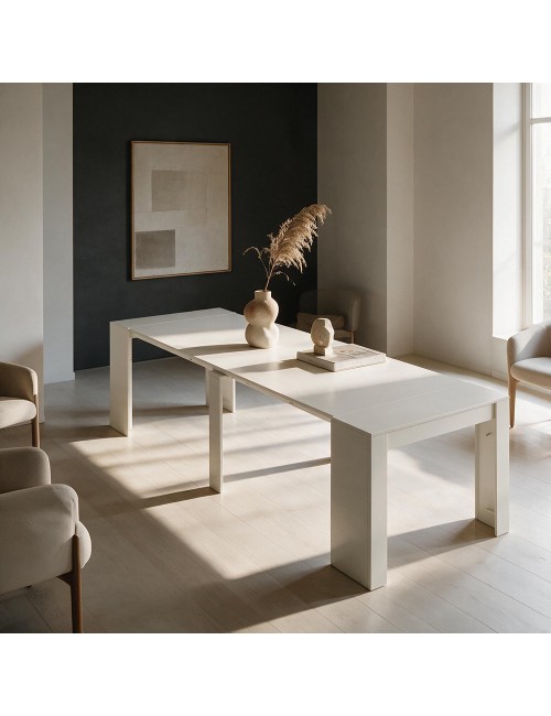Consolle allungabile Ofelia 90x50x76h cm colore cashmere