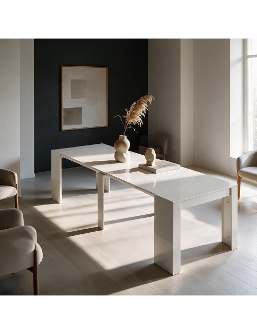 Consolle Allungabile Ofelia 90x50x75h colore bianco Veriaffari.it