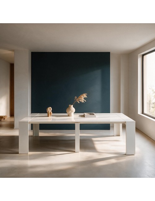 Consolle Allungabile Ofelia 90x50x75h colore bianco Veriaffari.it