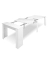 Consolle allungabile Ofelia 90x50x76h cm colore bianco lucido